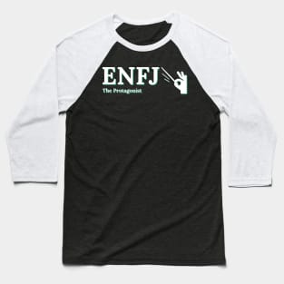 ENFJ The Protagonist MBTI types 7D Myers Briggs personality gift with icon Baseball T-Shirt